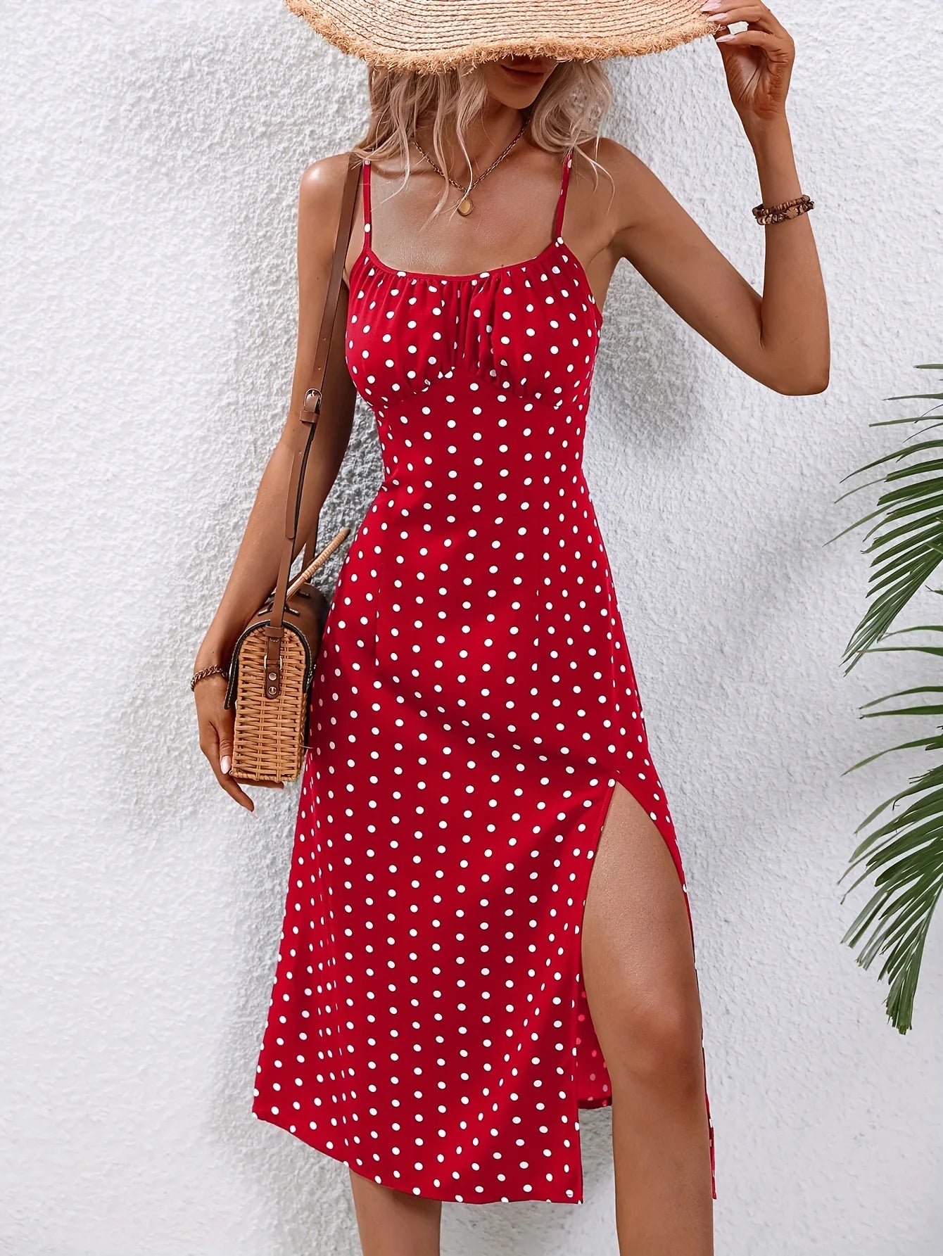 A boho-chic beach vacation look featuring the Altivieri 'The Amalfi' dress for women.