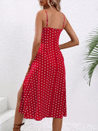 A boho-chic beach vacation look featuring the Altivieri 'The Amalfi' dress for women.