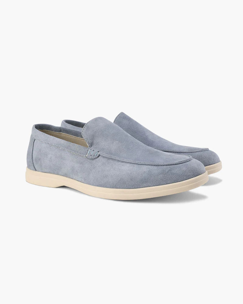 Altivieri men's suede loafers.