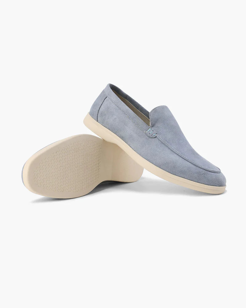 Altivieri men's suede loafers.