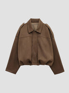 Brown jacket on a Brown background