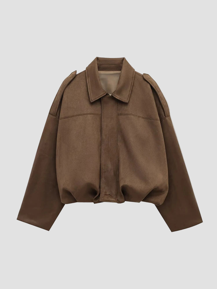 Brown jacket on a Brown background