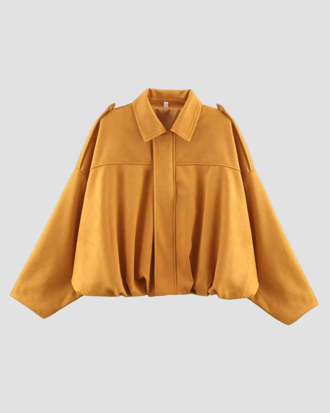 Yellow jacket on a orange background