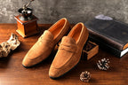 Altivieri Monaco Suede Driving Loafers