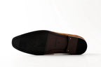 Black shoe sole on a white background