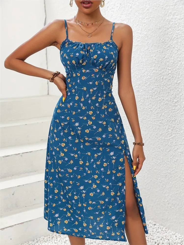 Amalfi Slit Midi Dress