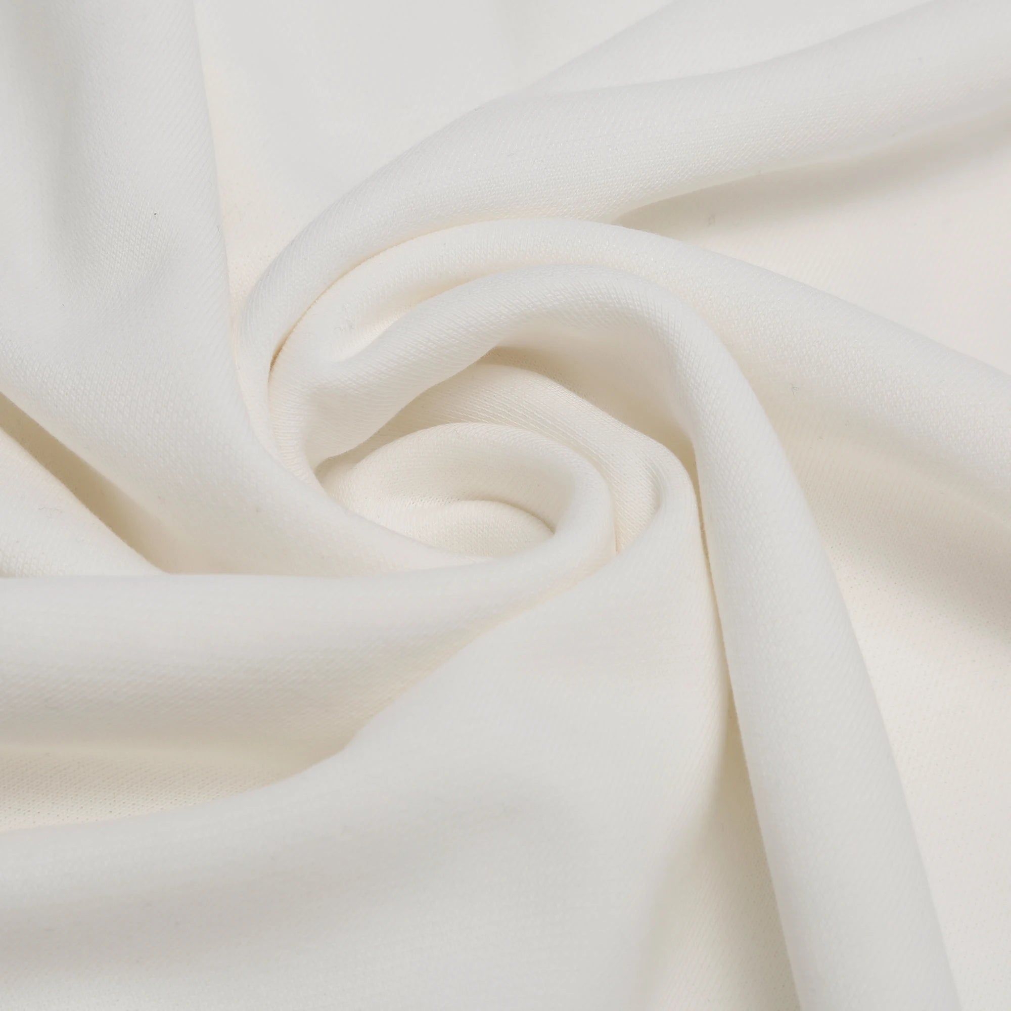 Close-up of white fabric with folds