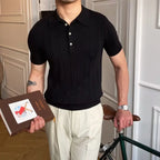 Cannes Ribbed Cotton Polo