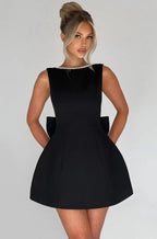 Gala Pearl Bow Dress
