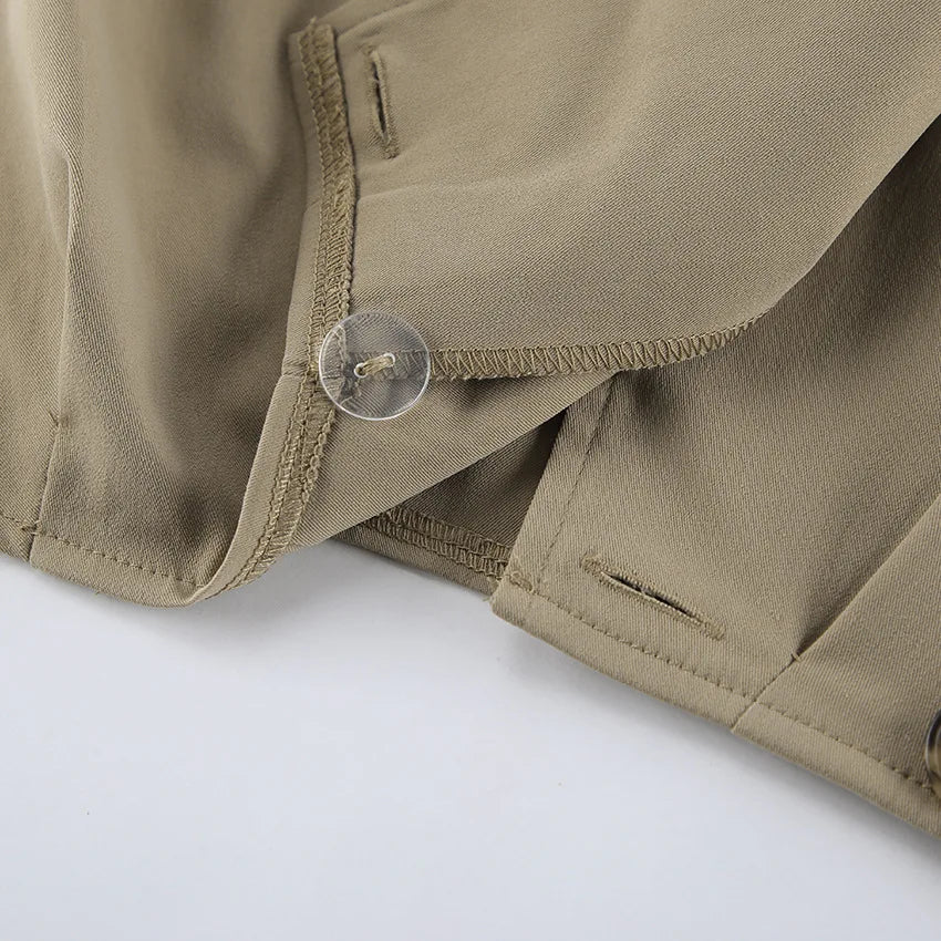 Cropped Trench Coat