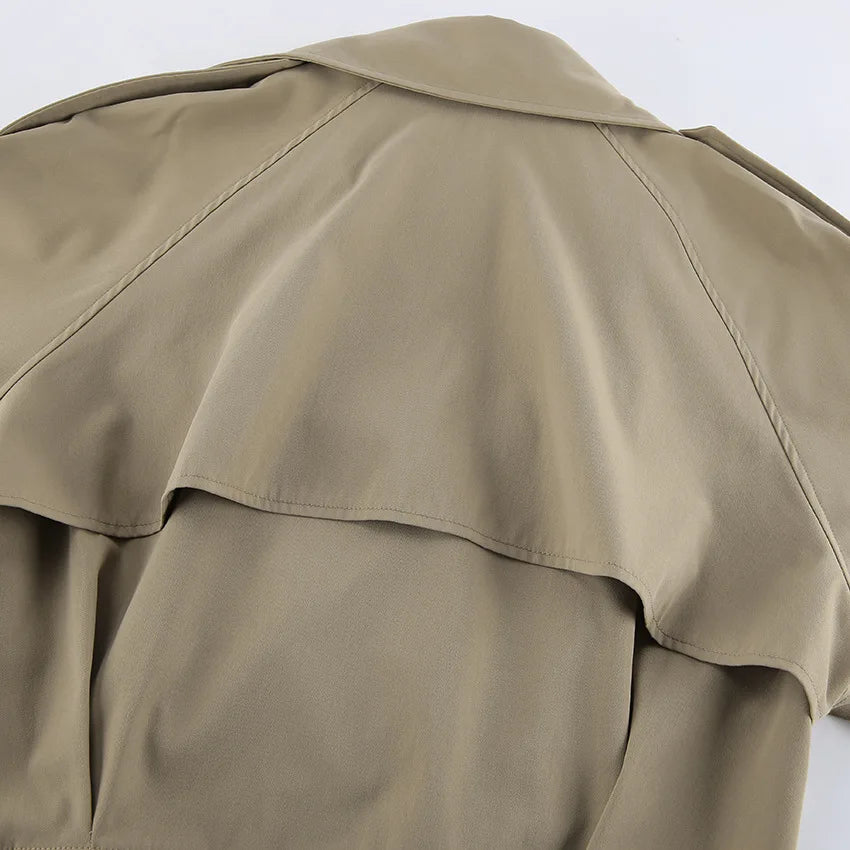 Cropped Trench Coat