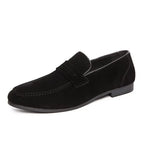 Altivieri Suede Penny Loafers
