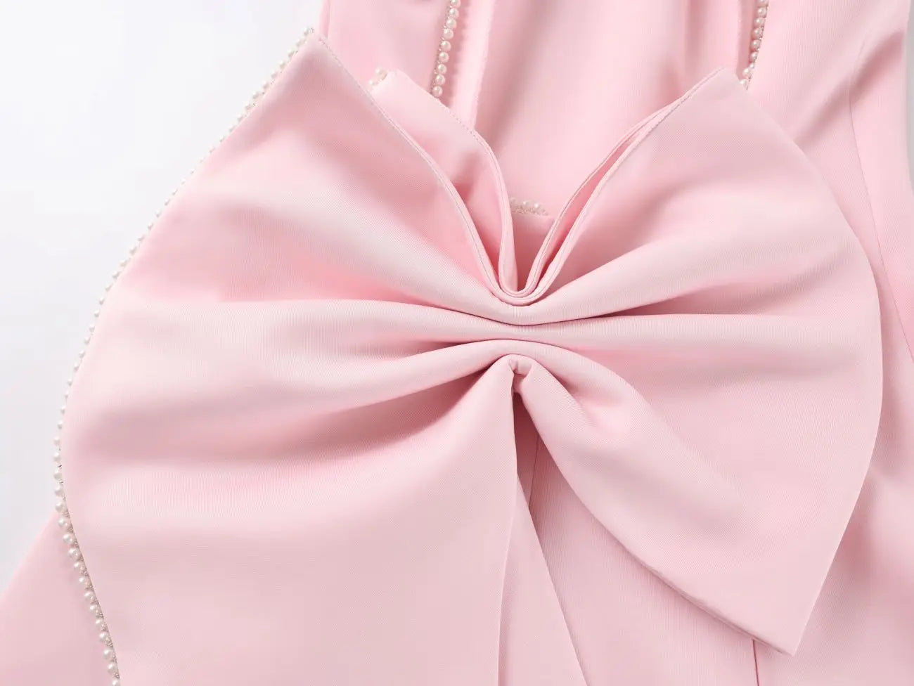 Gala Pearl Bow Dress