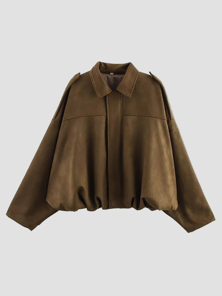 Brown cape on a white background