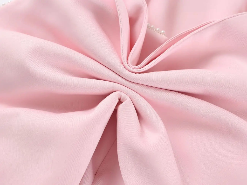Gala Pearl Bow Dress