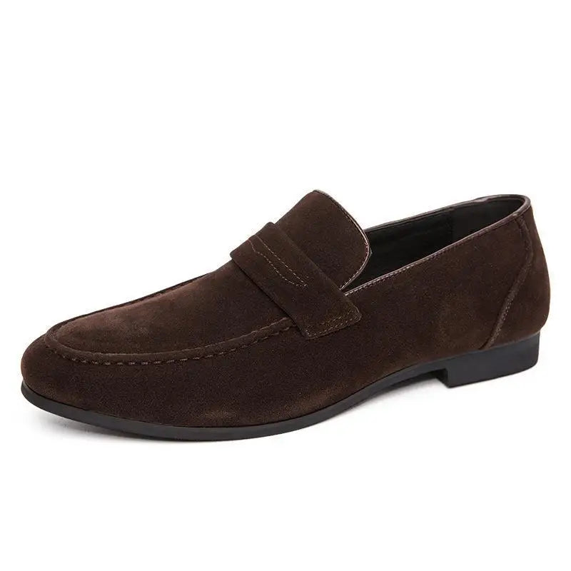 Altivieri Suede Penny Loafers