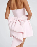 Gala Pearl Bow Dress