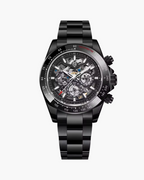 Black Pagani Design watch on a white background