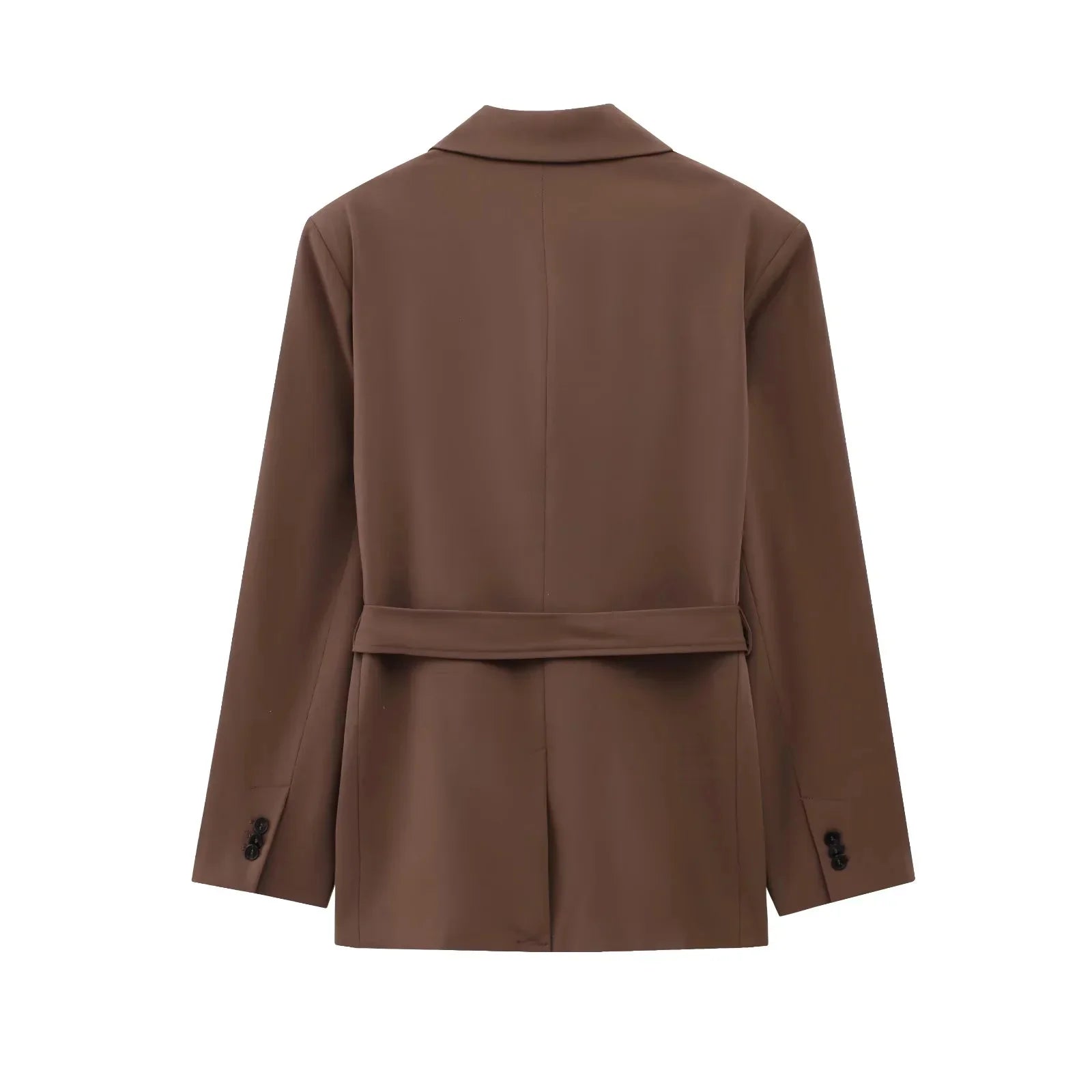 Brown jacket on a white background