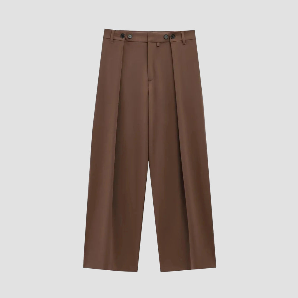 Brown pants on a white background